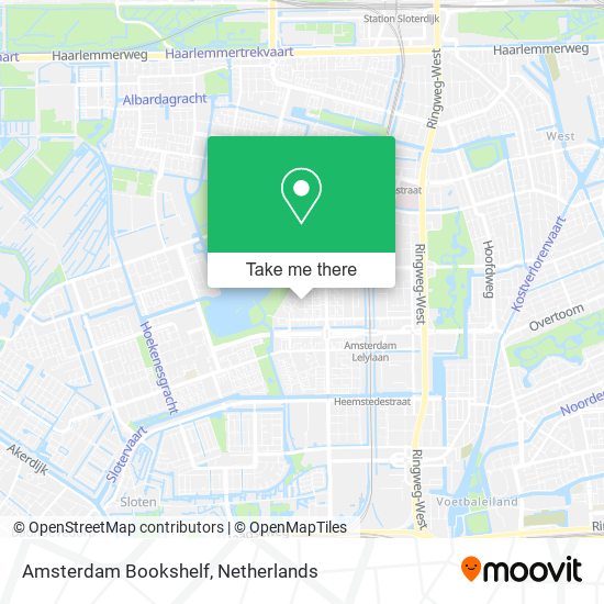 Amsterdam Bookshelf map