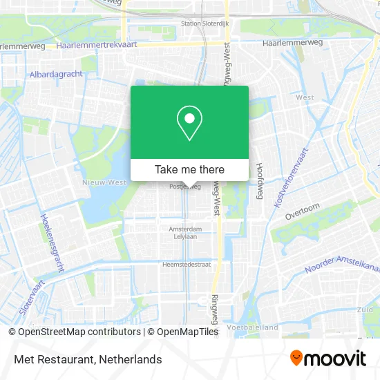 Met Restaurant map