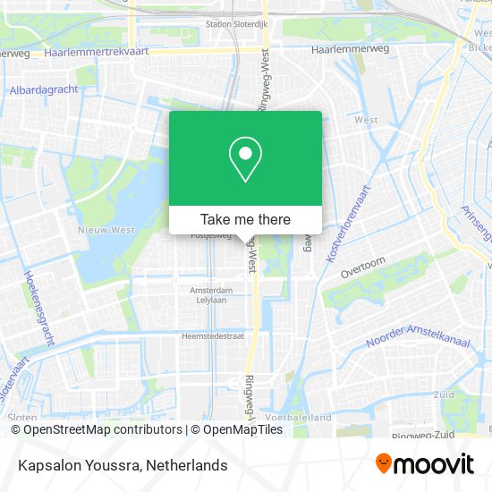 Kapsalon Youssra map