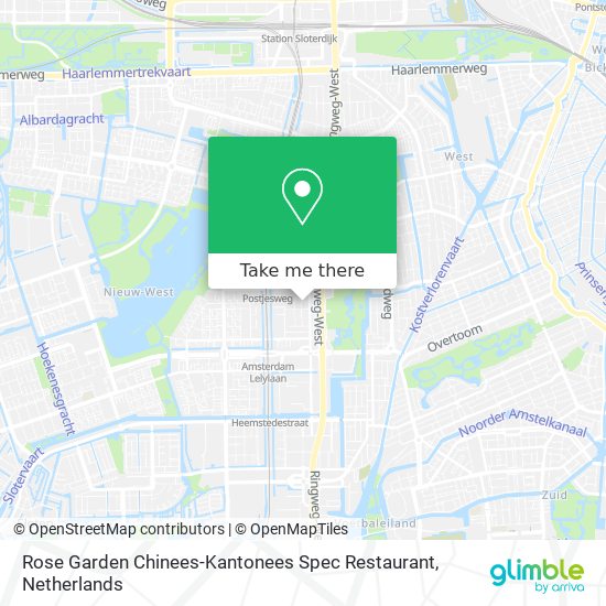 Rose Garden Chinees-Kantonees Spec Restaurant map