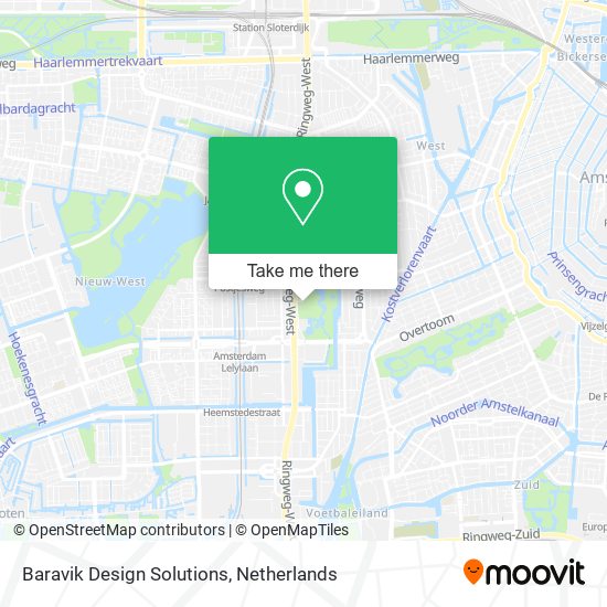 Baravik Design Solutions map