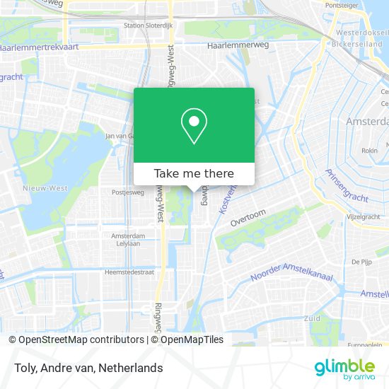 Toly, Andre van map