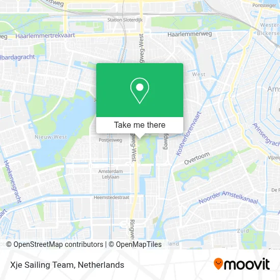 Xje Sailing Team map