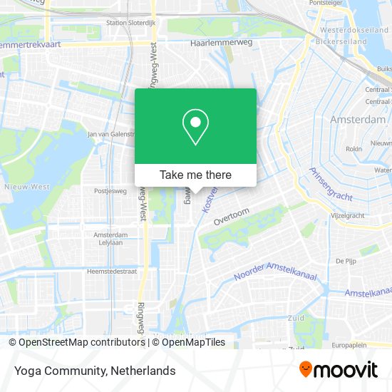 Yoga Community map