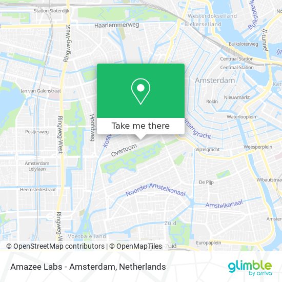 Amazee Labs - Amsterdam Karte