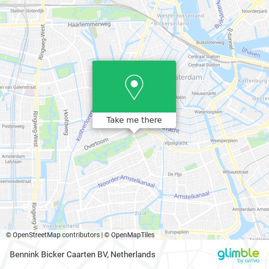 Bennink Bicker Caarten BV map