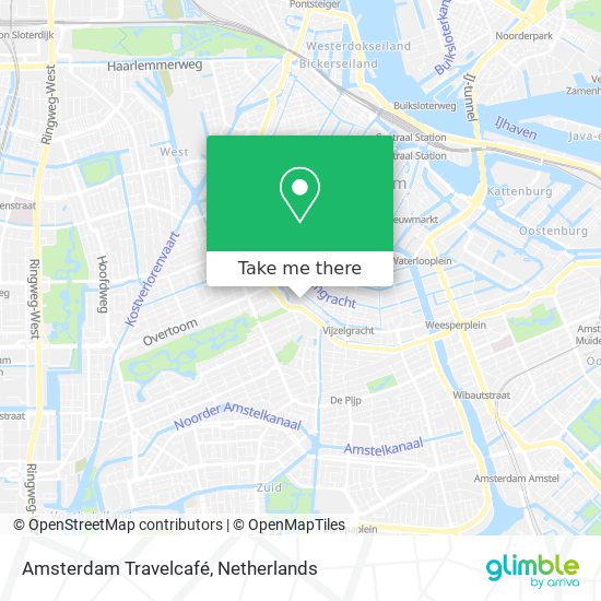 Amsterdam Travelcafé Karte