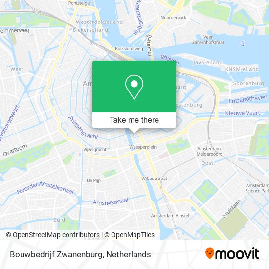 Bouwbedrijf Zwanenburg map