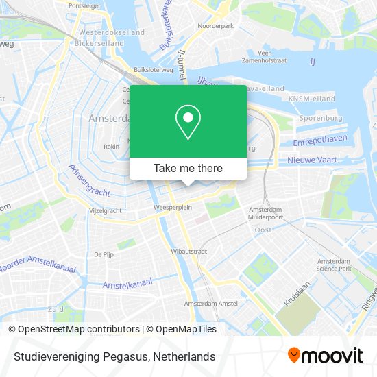 Studievereniging Pegasus map