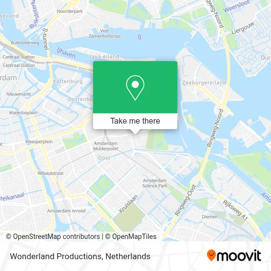 Wonderland Productions map