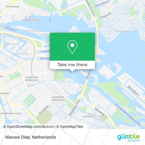 Nieuwe Diep map