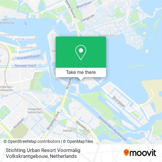 Stichting Urban Resort Voormalig Volkskrantgebouw map