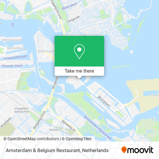 Amsterdam & Belgium Restaurant map