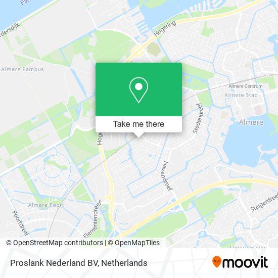 Proslank Nederland BV Karte
