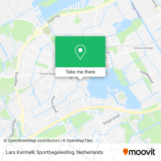 Lars Karmelk Sportbegeleiding map