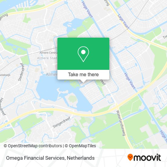 Omega Financial Services map