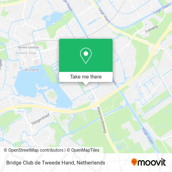 Bridge Club de Tweede Hand map