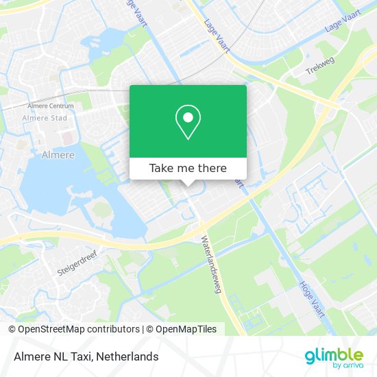 Almere NL Taxi map