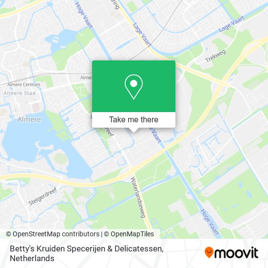 Betty's Kruiden Specerijen & Delicatessen map