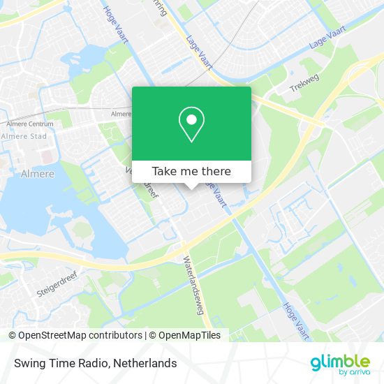 Swing Time Radio map