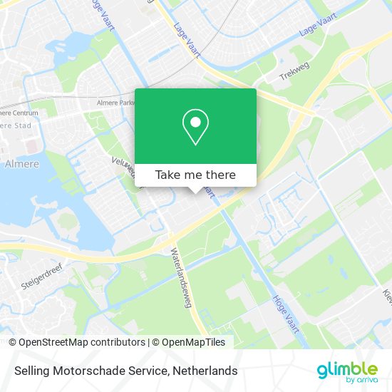 Selling Motorschade Service map