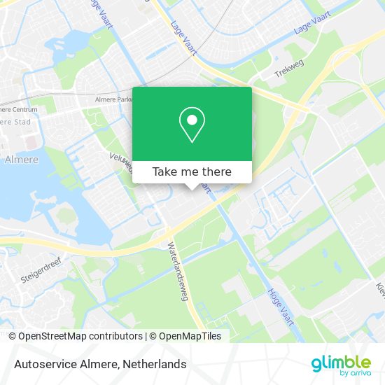 Autoservice Almere Karte