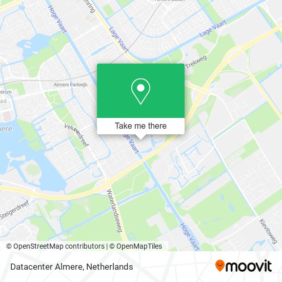 Datacenter Almere map