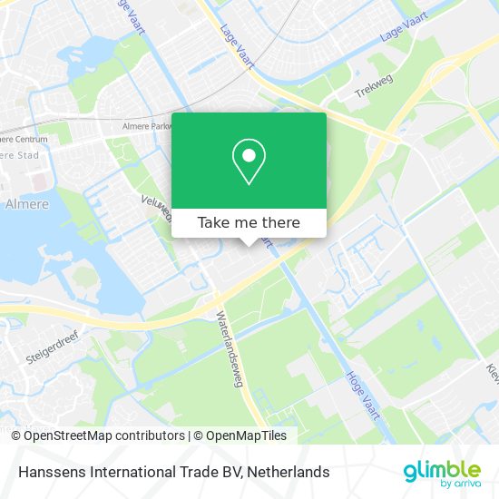 Hanssens International Trade BV Karte