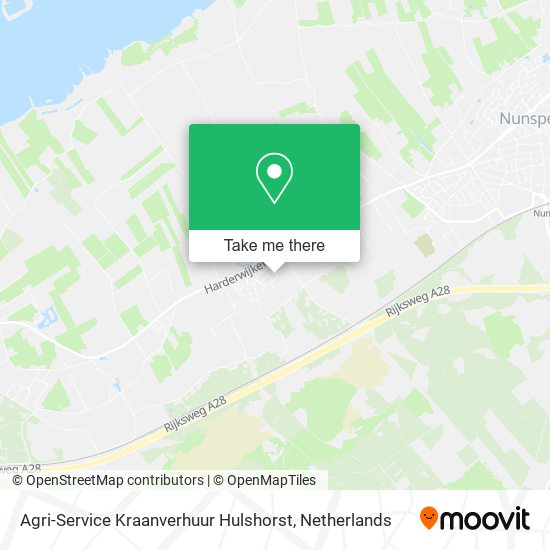 Agri-Service Kraanverhuur Hulshorst map