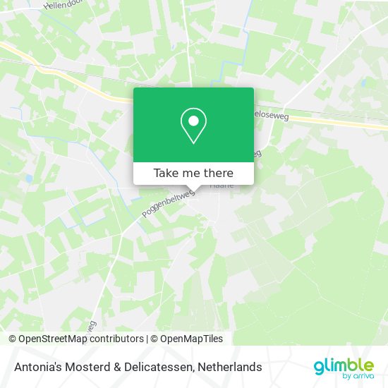 Antonia's Mosterd & Delicatessen Karte