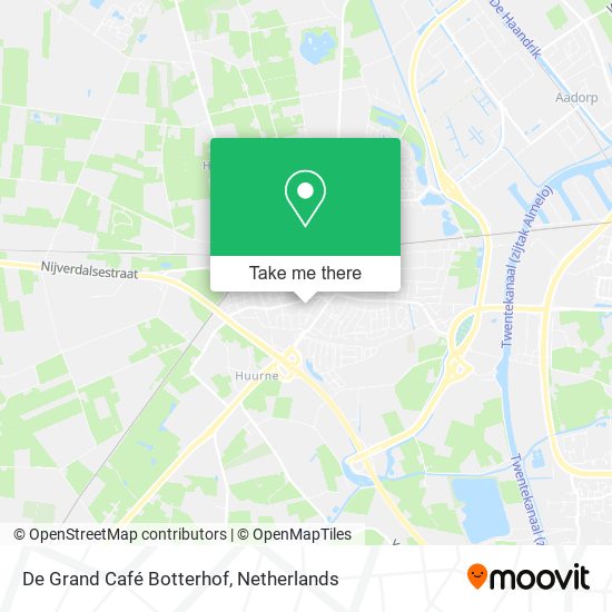 De Grand Café Botterhof map