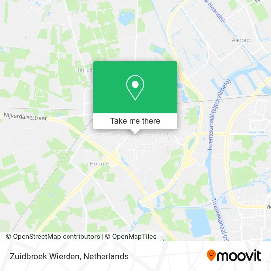 Zuidbroek Wierden map