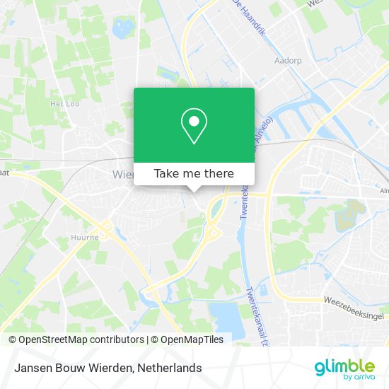 Jansen Bouw Wierden map