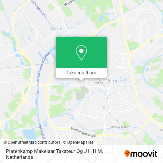 Platenkamp Makelaar Taxateur Og J H H M map