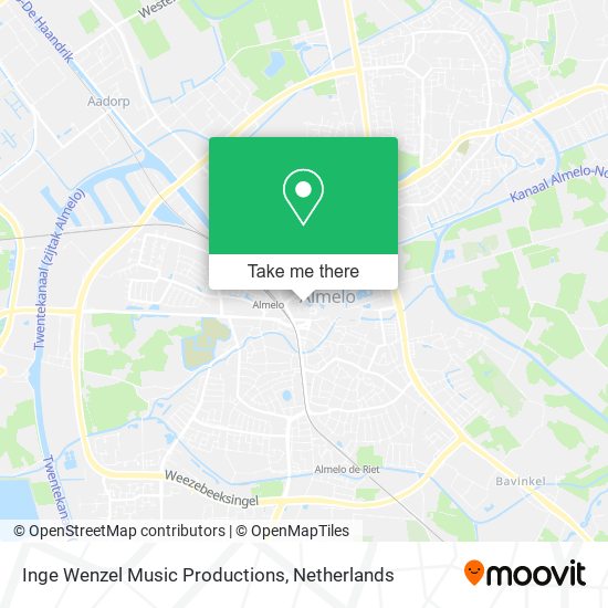 Inge Wenzel Music Productions map