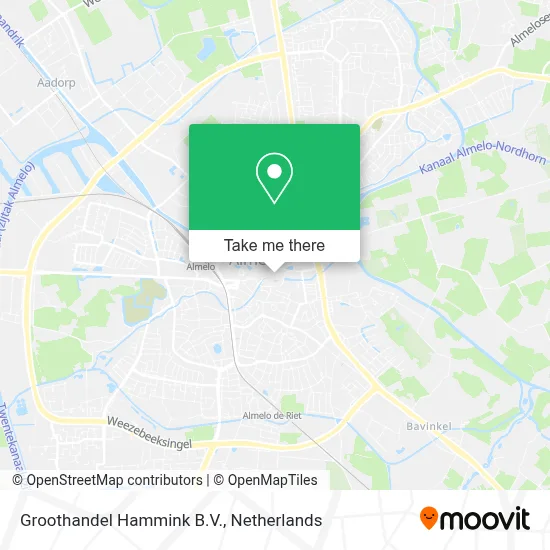 Groothandel Hammink B.V. map
