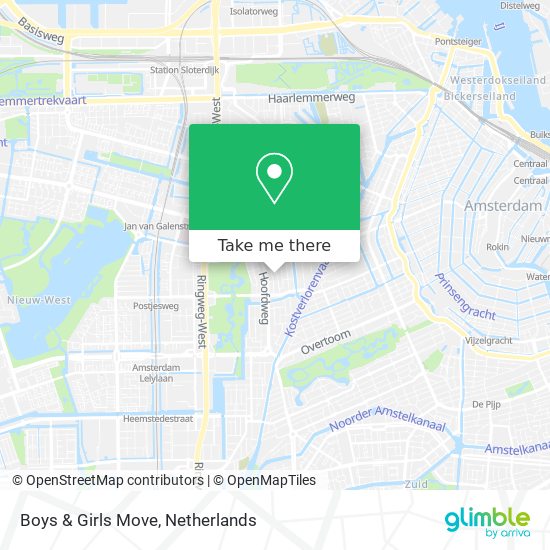 Boys & Girls Move map