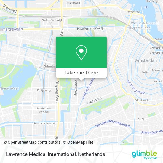 Lawrence Medical International map