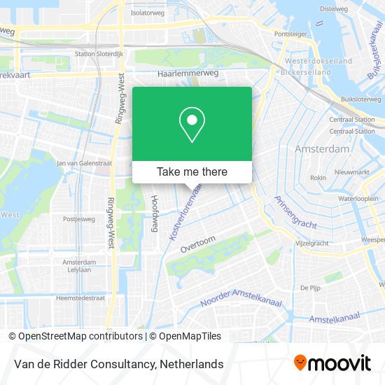 Van de Ridder Consultancy map