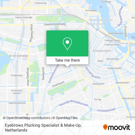 Eyebrows Plucking Specialist & Make-Up map