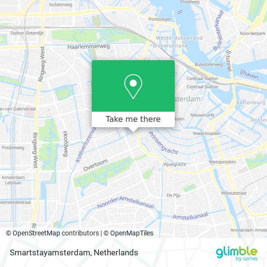 Smartstayamsterdam map