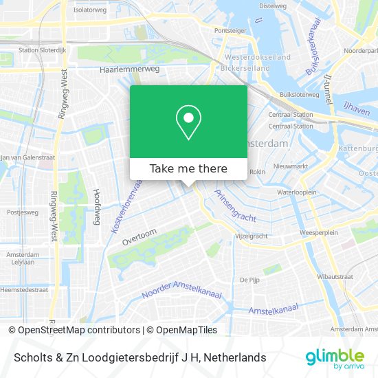 Scholts & Zn Loodgietersbedrijf J H map