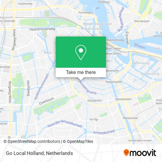 Go Local Holland map