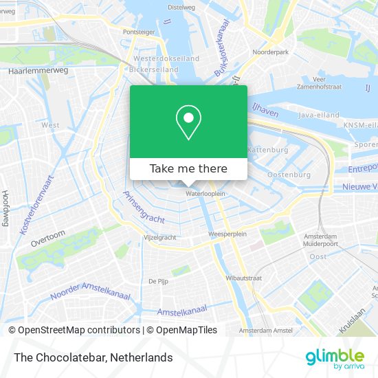 The Chocolatebar map