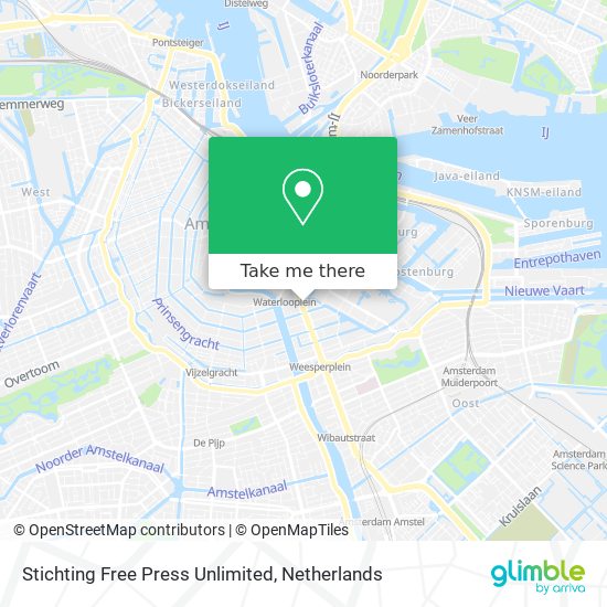 Stichting Free Press Unlimited Karte