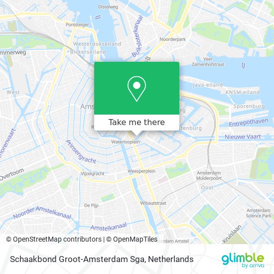 Schaakbond Groot-Amsterdam Sga map