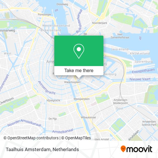 Taalhuis Amsterdam map