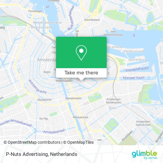 P-Nuts Advertising map