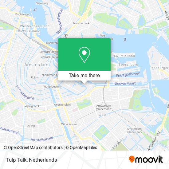 Tulp Talk map