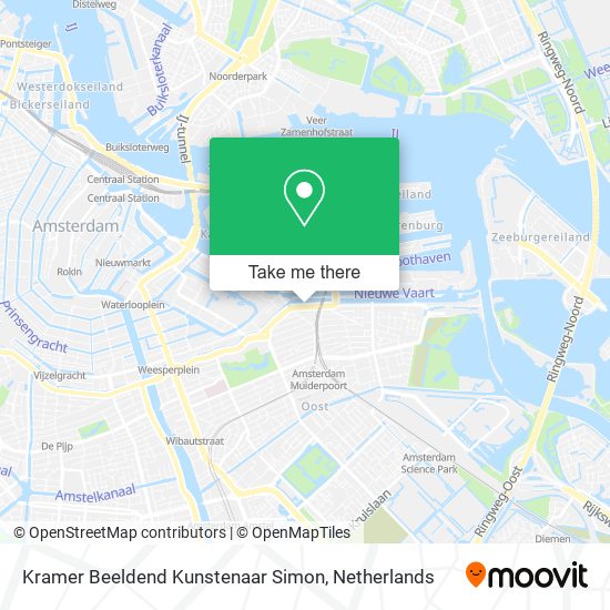 Kramer Beeldend Kunstenaar Simon map